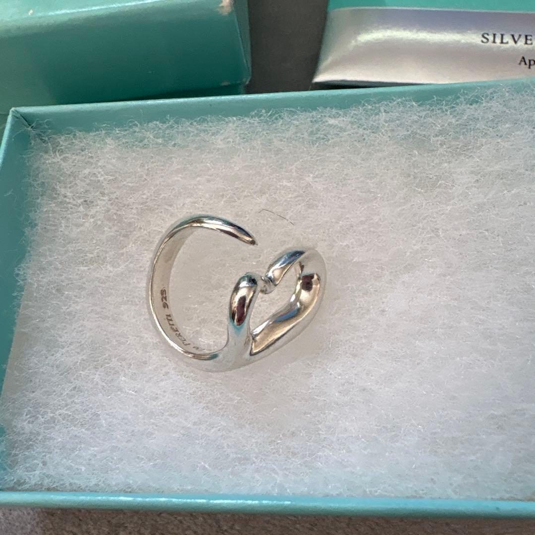 こあら　ティファニー　オープンリング TIFFANY&Co[ティファニー] オープン ハート リング（スモール） 並行