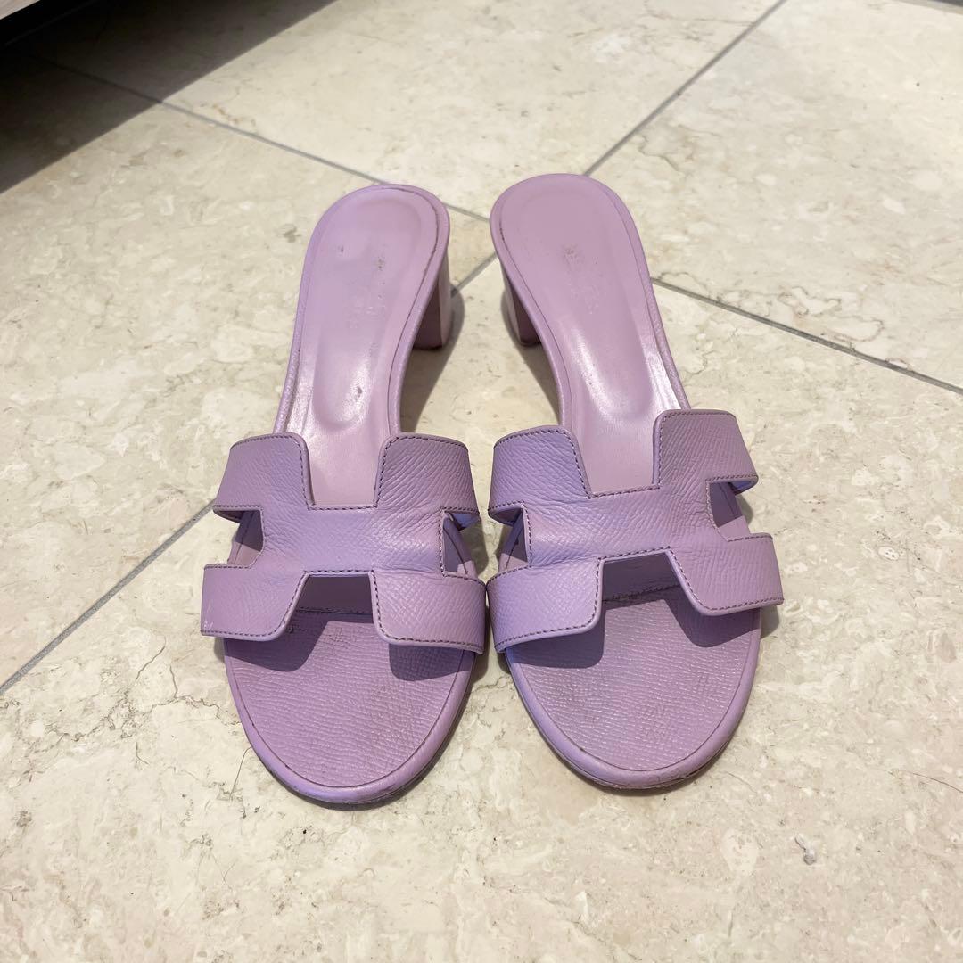 確実正規品　エルメス　オアジス HERMES エルメス サンダル オアジス ヴェールフォンセ/黒 (ブラック