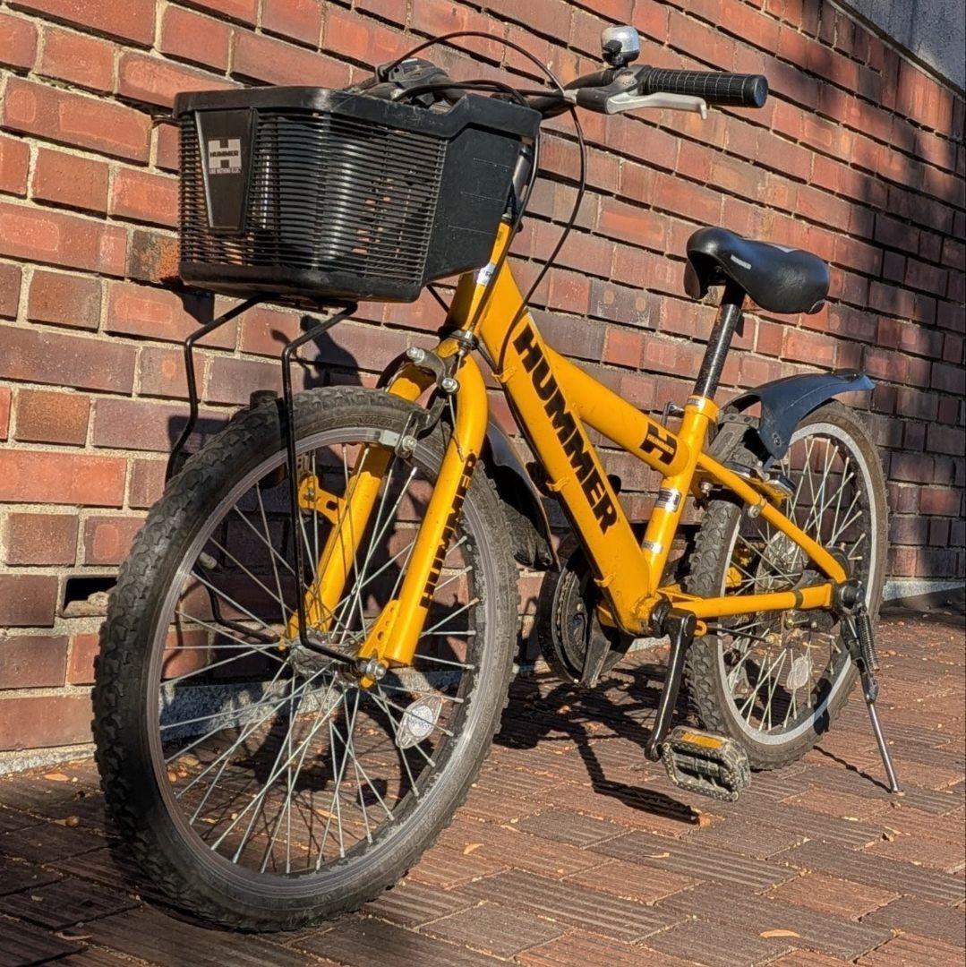 HUMMER キッズ自転車 20インチ イエロー 楽天市場】子供用20インチ自転車ハマーキッズバイク イエローシマノ