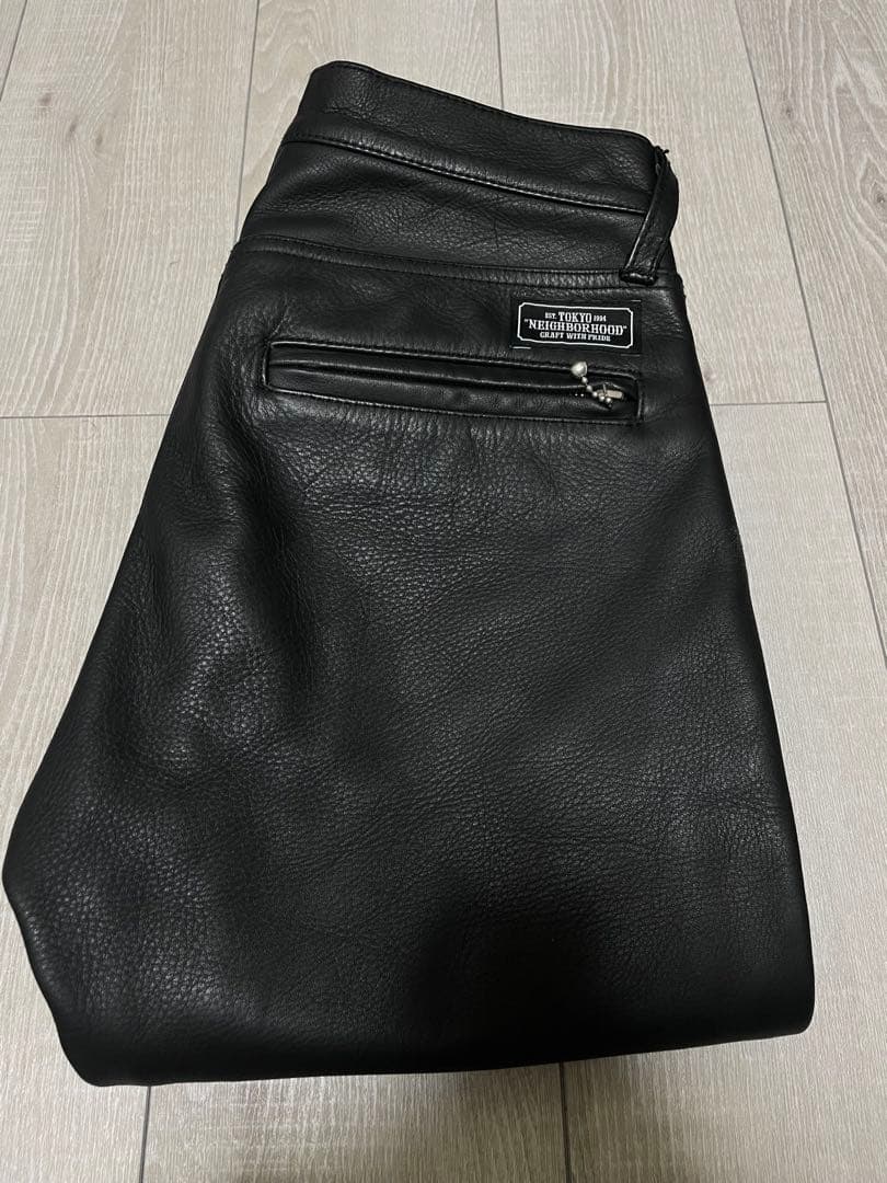 NEIGHBORHOOD レザーパンツ　革パン 革パンツ スリム レザーパンツ｜カドヤ公式オンラインショップ