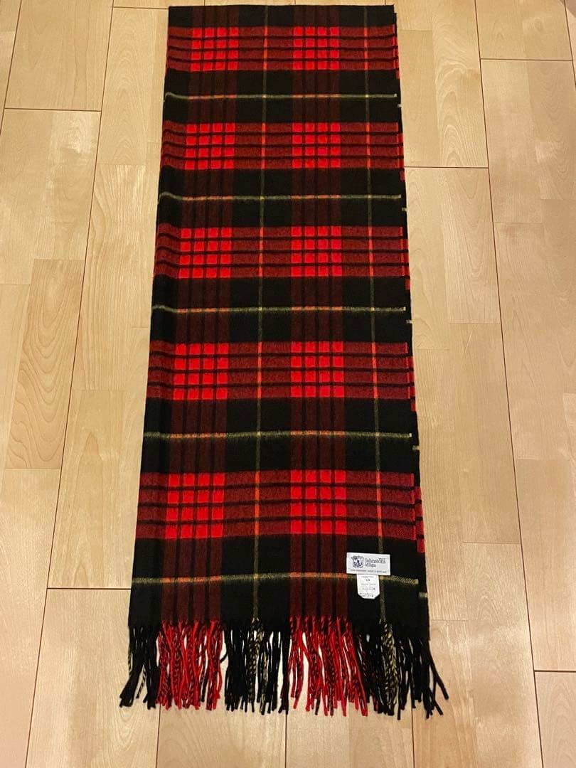 期間限定値下げ ジョンストンズ カシミヤ ストール ビューティフルピープル 別注 ビューティフルピープル×ジョンストンズのカシミヤストール、パンク