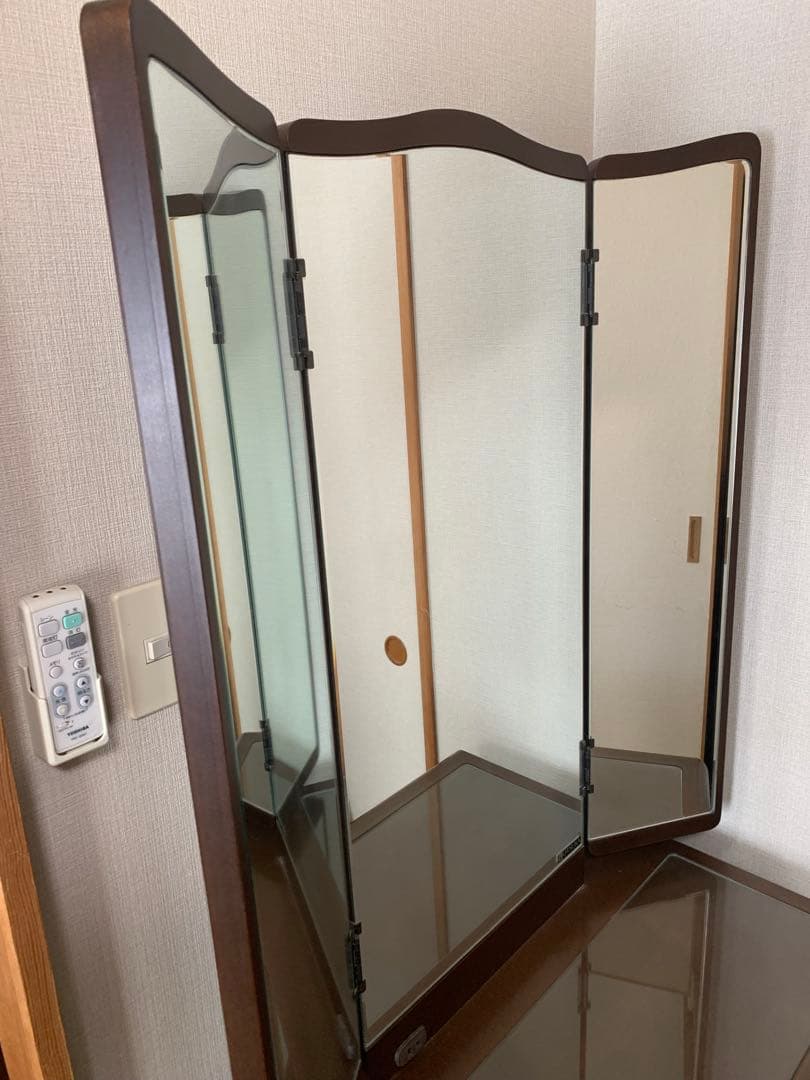 三面鏡ドレッサー 三面鏡ドレッサー ホワイト｜高級マホガニー家具VENECHIA｜おしゃれ