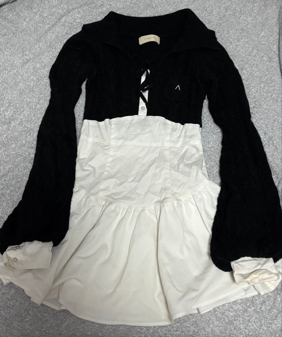ANDMARY Tess blouse mini dress