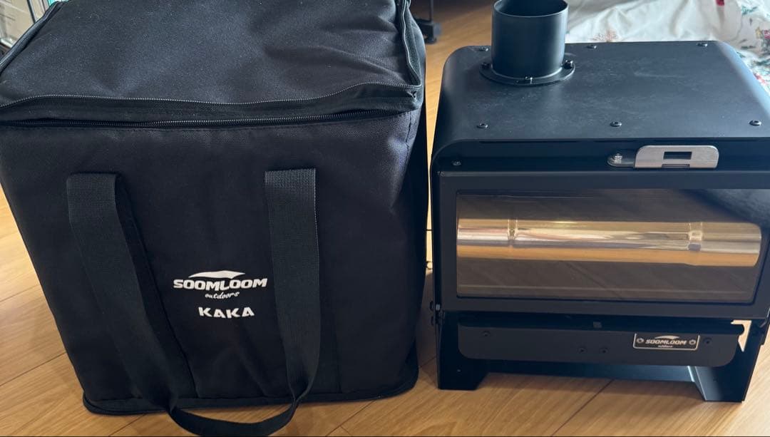 スームルーム SOOMLOOM 薪ストーブ KAKA Amazon.co.jp: Soomloom薪ストーブKAKA真っ黒キャンプ暖炉ファイヤー
