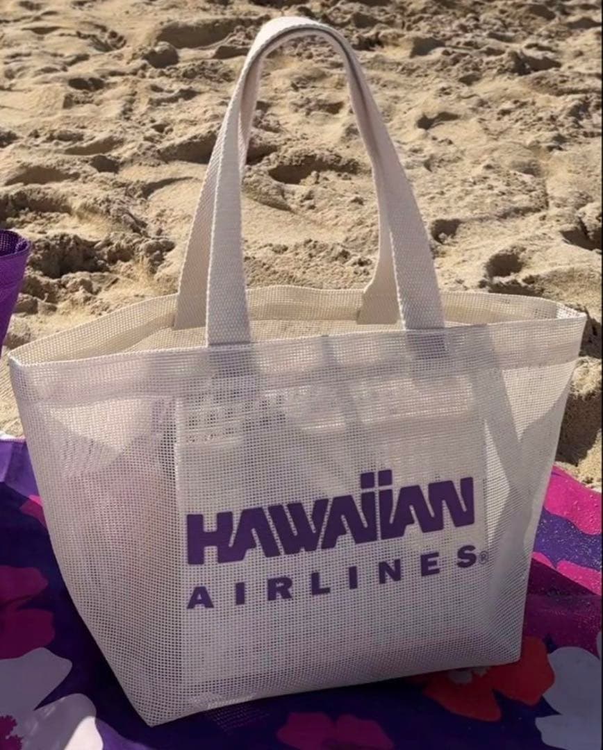新品未開封】ハワイアン航空 メッシュトートバッグ ハワイアンエア
