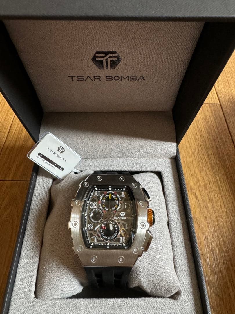 TSAR BOMBA クロノグラフ ラバーベルト時計 TSAR BOMBA（サーボンバ） 腕時計 メンズ : ZOZOTOWN Yahoo!店 - 通販