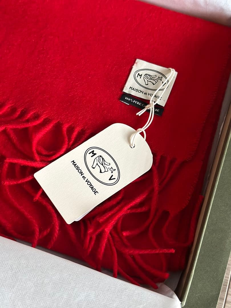 MAISON et VOYAGE カシミヤ ストール - メルカリ