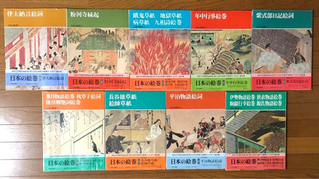 【9冊まとめ売り】日本の絵巻　中央公論社 Yahoo!オークション -「続日本の絵巻」の落札相場・落札価格