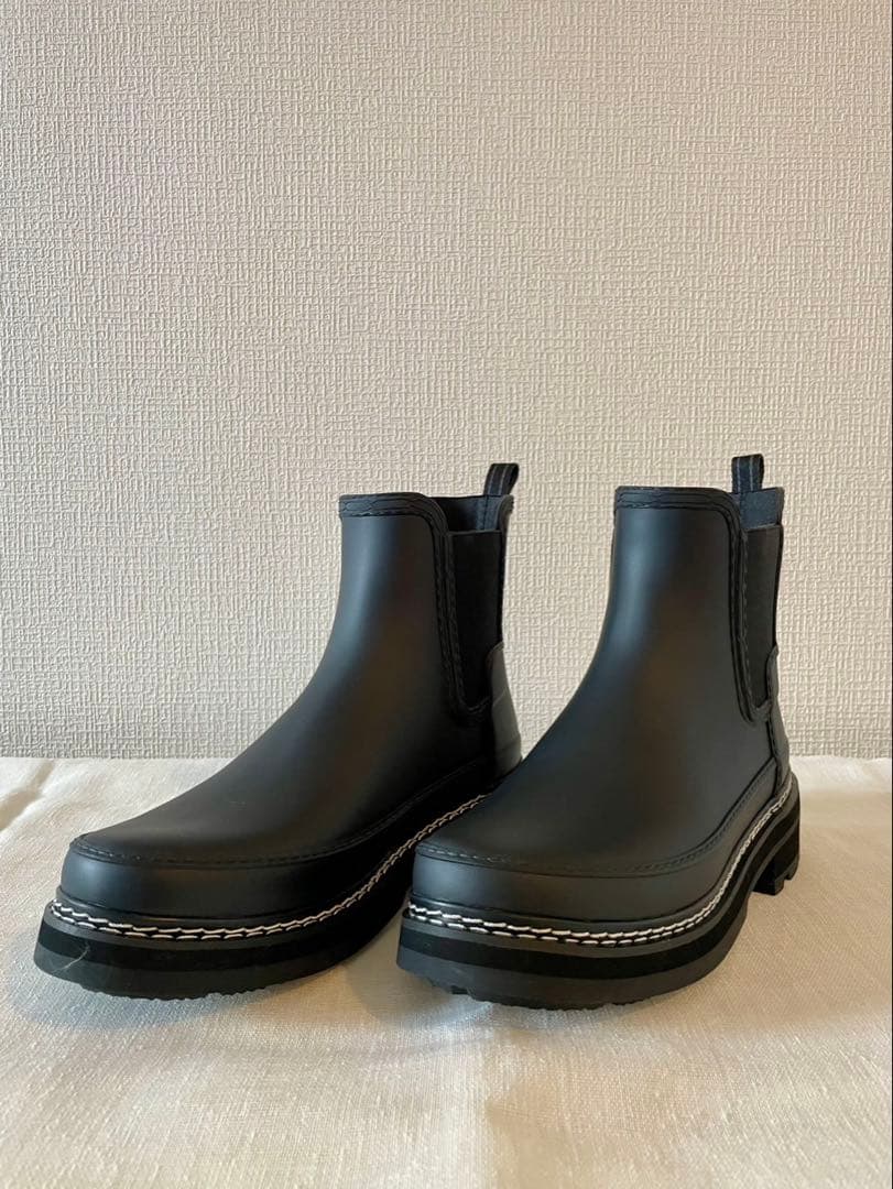 【ハンター】レインブーツ　サイドゴアブーツ　チェルシー　ブラック　黒 HUNTER（ハンター） 長靴 レインブーツ WOMENS ORIGINAL CHELSEA