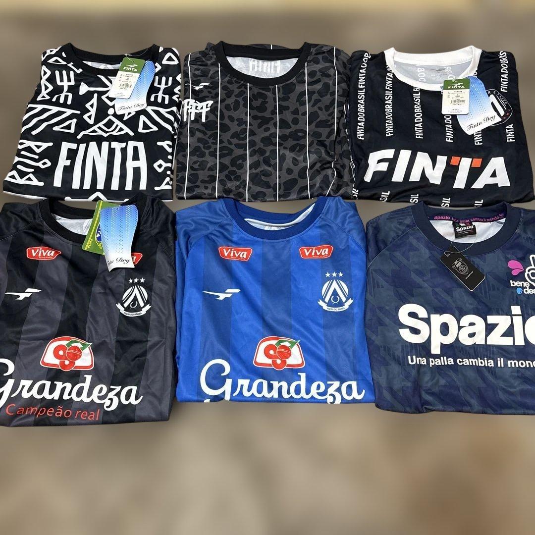Finta サッカー　フットサル　ウェア　ユニフォーム　6枚セット　メンズ 特価】フィンタ レコルダーレ グラフィック プラクティスシャツ FINTA